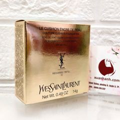 Refill cushion Yves Saint Laurent Encre De Peau Couture siêu mịn, che phủ tốt, #10 trắng sáng