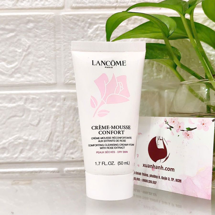 Sữa rửa mặt Lancome Creme-Mousse Confort sạch mịn, dịu nhẹ cho làn da, 50ml 