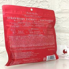 Mặt nạ Strawberry x Niacinamide Face Mask căng bóng, se khít lỗ chân lông và sáng mịn da - 30pcs (Limited)