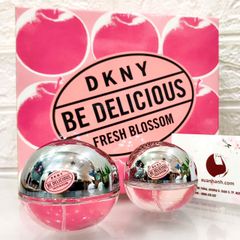 Set nước hoa DKNY Be Delicious Fresh Blossom ngọt ngào, thanh lịch - EDP, 30ml + 15ml