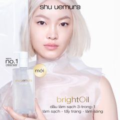 Dầu tẩy trang Shu Uemura Bright Oil sạch dịu nhẹ, sáng căng mịn da - 450ml bigsize 