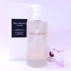 Dầu tẩy trang Shu Uemura Bright Oil sạch dịu nhẹ, sáng căng mịn da - 450ml bigsize 