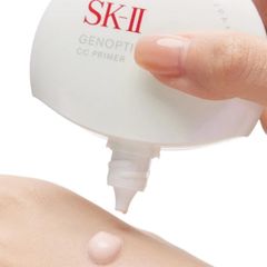 CC SKII Genoptics Primer SPF50 - bảo vệ và làm sáng hồng tươi trẻ, Rosy (NEW)