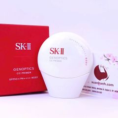 CC SKII Genoptics Primer SPF50 - bảo vệ và làm sáng hồng tươi trẻ, Rosy (NEW)