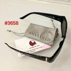 Kính mát Anna Field chống tia UV, gọng vuông bo góc sang trọng #3658