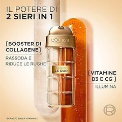 Serum L'oreal Age Defying Le Dou serum 2 lõi cho 2 hiệu quả đồng thời: trẻ và trắng, 30ml