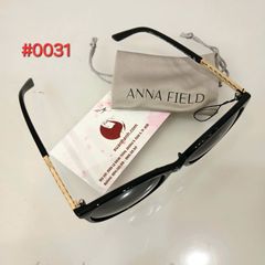 Kính mát Anna Field chống tia UV, gọng tròn phối kim loại độc đáo #0031
