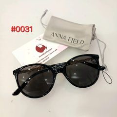 Kính mát Anna Field chống tia UV, gọng tròn phối kim loại độc đáo #0031