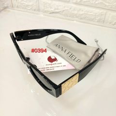 Kính mát Anna Field chống tia UV, bảng tròn dài phối kim loại sành điệu #0394