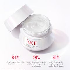 Kem dưỡng SKII Genoptics Infinitaura Gel Cream trắng sáng, căng mọng da, 50g (New)