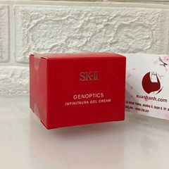 Kem dưỡng SKII Genoptics Infinitaura Gel Cream trắng sáng, căng mọng da, 50g (New)