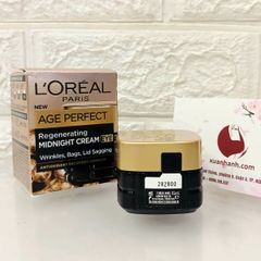 Kem dưỡng mắt L'oreal Age Perfect Regenerating Midnight trẻ hóa da mắt cao cấp, 15ml