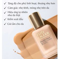 Kem nền Estee Lauder Double Wear che phủ tốt, lì mịn, #1W2 sáng tự nhiên, 5ml (New)