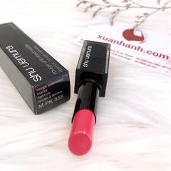 Son Shu Uemura Rouge Unlimited Matte lì mịn, matte môi bám màu, #355 hồng baby  