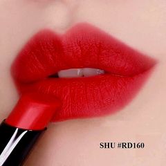 Son Shu Uemura Rouge Unlimited Levres mịn đẹp, #RD160 đỏ dâu nữ tính, tươi trẻ.