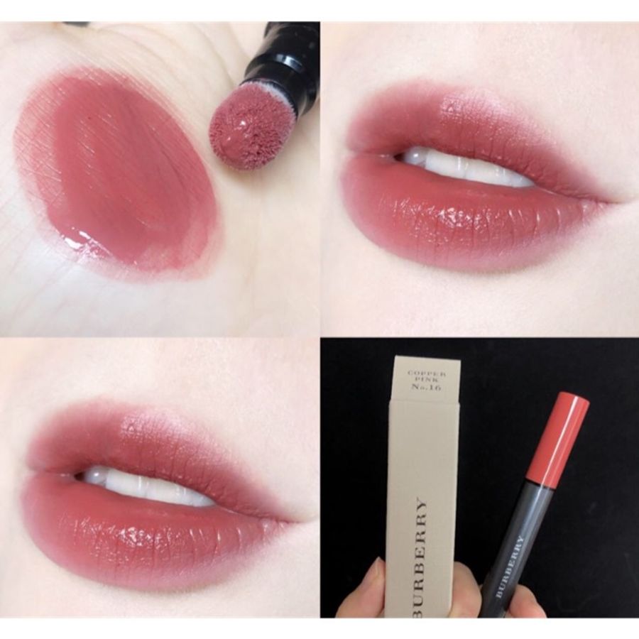 Son Burberry Velvet Crush #16 Copper Pink màu hồng đất quyến rũ, ngọt ngào.
