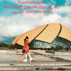 Nón nữ, chất dày dặn để chống nắng, đi chơi chụp hình hoặc lót dưới mũ bảo hiểm (XẢ KHO)