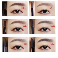 Chì kẻ mày TFS Eyebrow Pencil #04 Black Brown, nâu đen