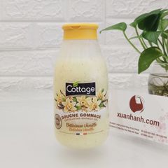 Gel tắm COTTAGE có hạt tẩy tế bào chết, sạch mịn da, hương thơm cuốn hút, 270ml (new)