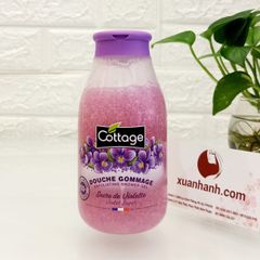 Gel tắm COTTAGE có hạt tẩy tế bào chết, sạch mịn da, hương thơm cuốn hút, 270ml (new)