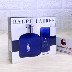Giftset nước hoa nam Polo Ralph Lauren Blue cuốn hút - EDT 125ml & lăn khử mùi 75g (New)