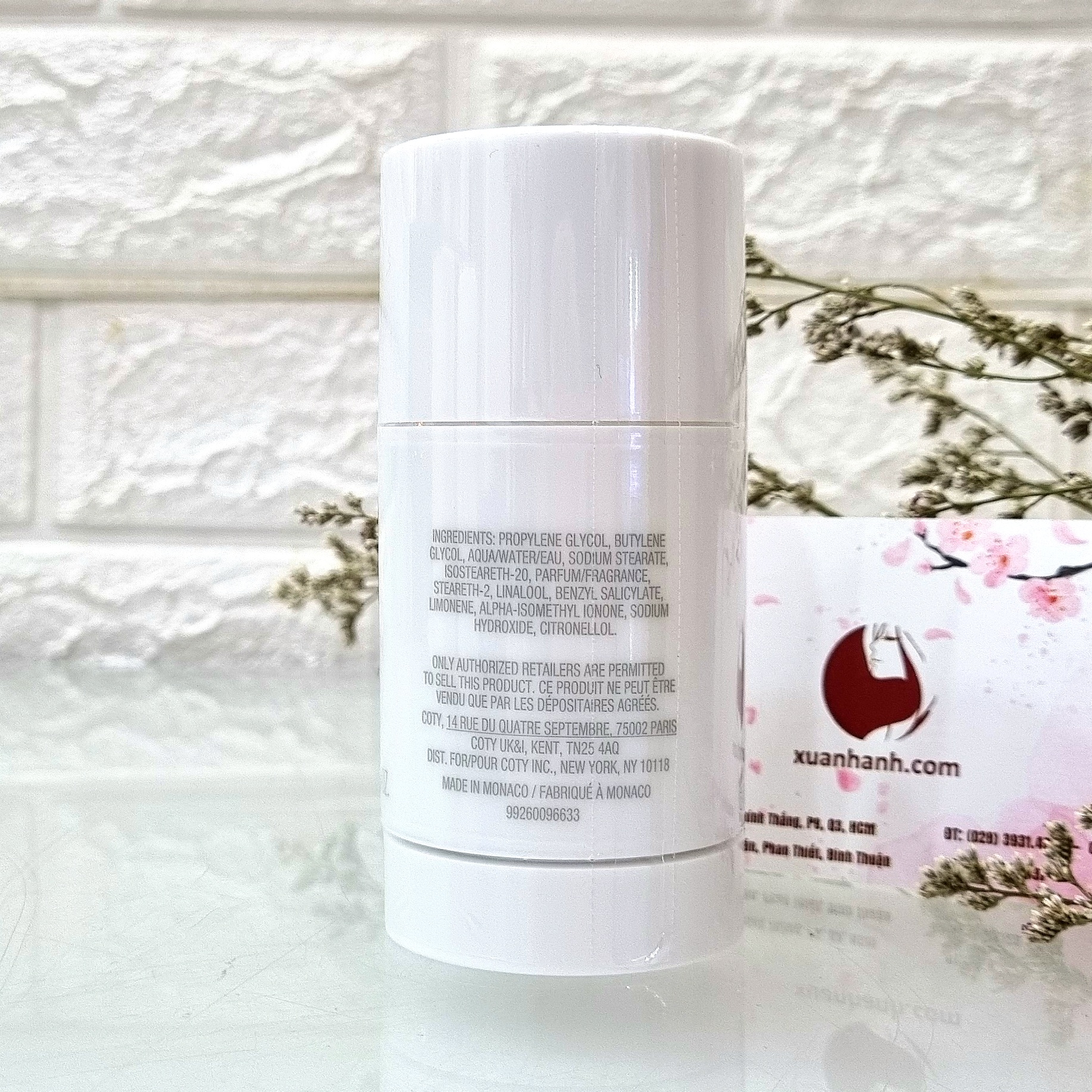 Lăn khử mùi Lacoste L.12.12 Blanc kháng khuẩn, nam tính, mạnh mẽ cuốn hút