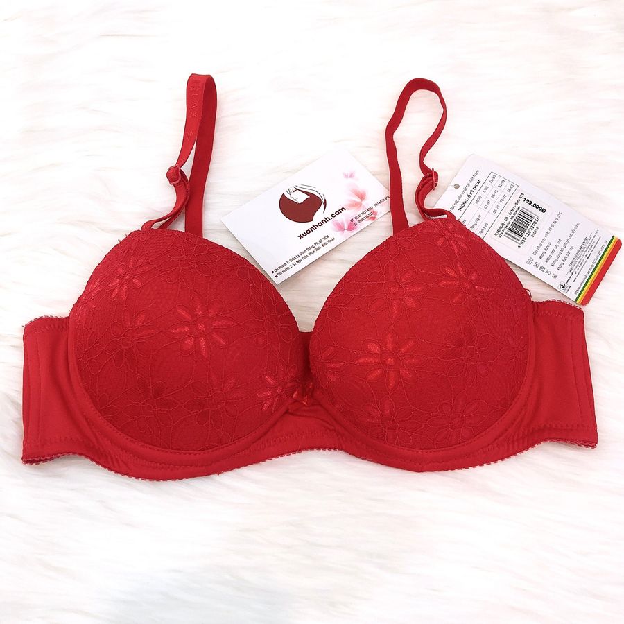 Áo ngực Nữ Relax - RTB2028 mút dày phối ren, nâng ngực sexy size A75 - MUA 1 TẶNG 1