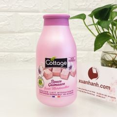 Sữa tắm COTTAGE Moisturizing mềm mịn da, hương thơm ngọt ngào sexy, 250ml (new)