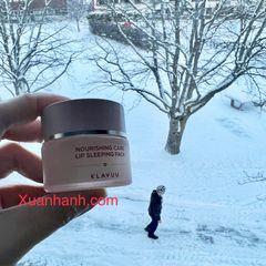 Dưỡng ủ môi đêm Klavuu dưỡng ẩm căng mọng, giảm thâm & sáng màu môi 20g
