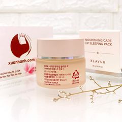 Dưỡng ủ môi đêm Klavuu dưỡng ẩm căng mọng, giảm thâm & sáng màu môi 20g