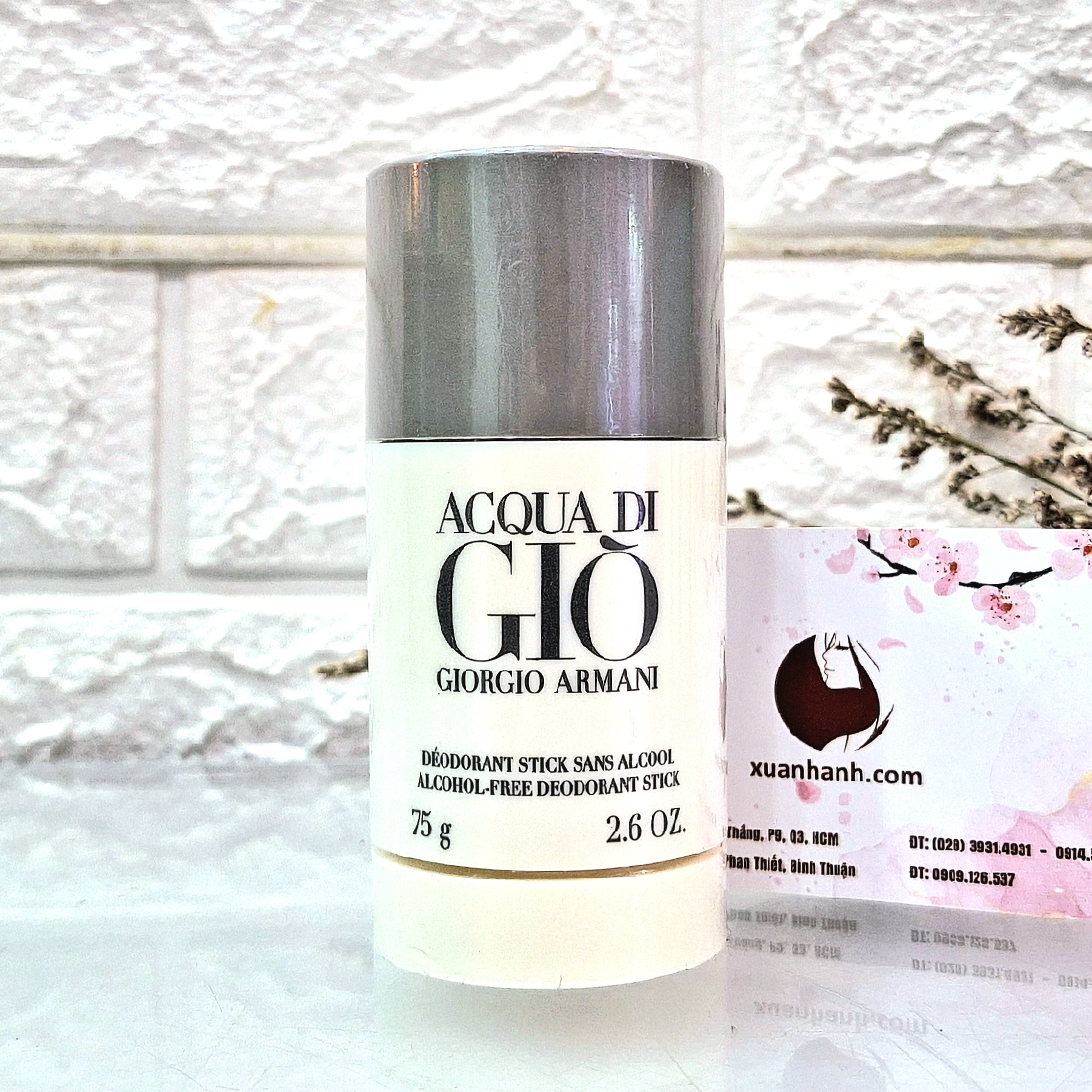 Lăn khử mùi nam Acqua di Giò Giorgio Armani, kháng khuẩn với hương nước hoa quyến rũ