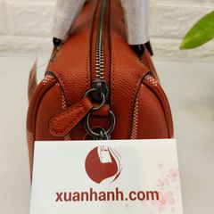 Túi Coach Signature Mini Bennett Crossbody Satchel dạng trống, cổ điển, caro (22.86x16.51x12.7cm)