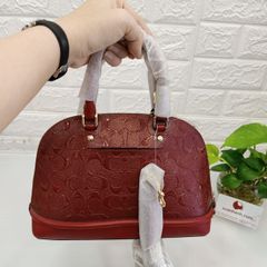 Túi Coach Signature Inside zip rất sang, đẹp, kích thước gọn (25.5, 17.78, 10.16)cm, brown