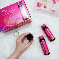 Shiseido The Collagen nước uống làm đẹp da, chống lão hóa hộp toàn diện, 10 lọ (new)