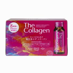 Shiseido The Collagen nước uống làm đẹp da, chống lão hóa hộp toàn diện, 10 lọ (new)