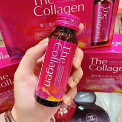 Shiseido The Collagen nước uống làm đẹp da, chống lão hóa hộp toàn diện, 10 lọ (new)