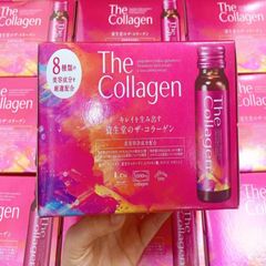Shiseido The Collagen nước uống làm đẹp da, chống lão hóa hộp toàn diện, 10 lọ (new)