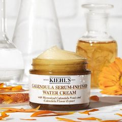 Combo 7 kem dưỡng KIEHL'S Calendula Serum Infused Water hoa cúc căng mịn, chậm lão hóa, 7ml*7