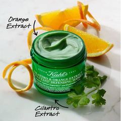Mặt nạ ngủ Kiehl's Cilantro & Orange - ngò và cam thải độc da, chống xỉn màu da