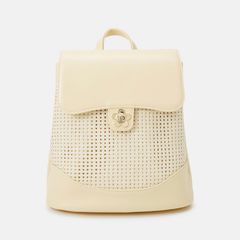 Balo Anna Field nữ tính với họa tiết đan mây độc đáo cho các nàng, #0611 - Beige (HOT)