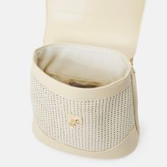 Balo Anna Field nữ tính với họa tiết đan mây độc đáo cho các nàng, #0611 - Beige (HOT)