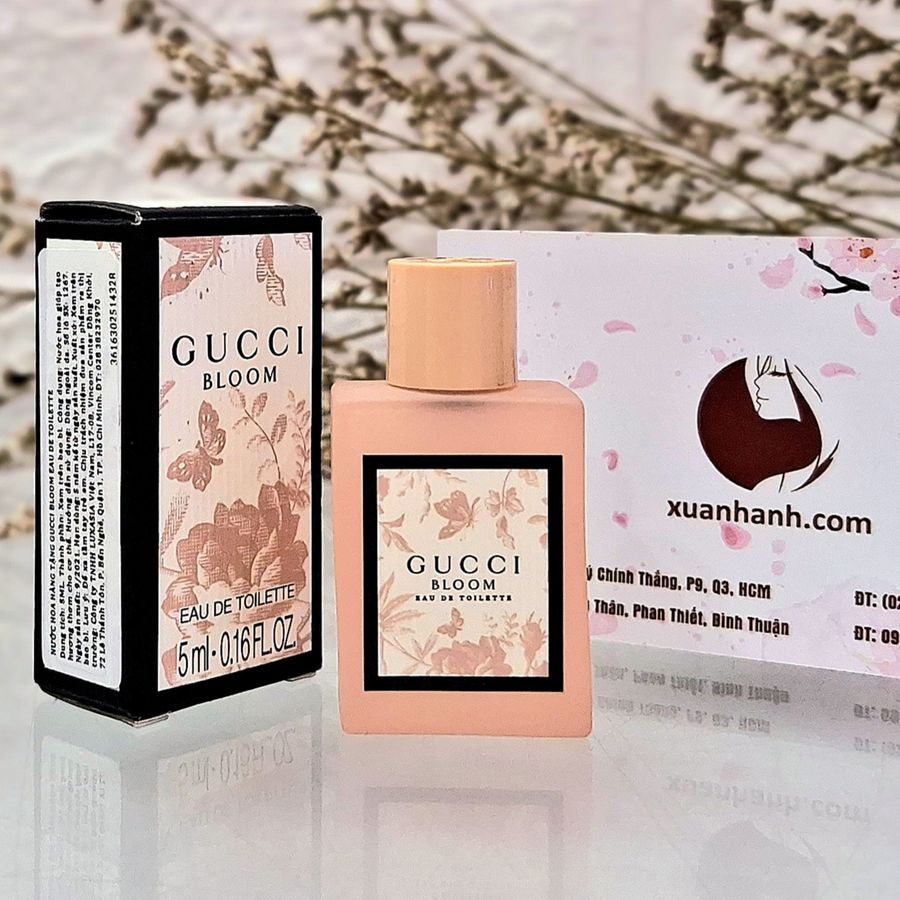Nước hoa Gucci Bloom EDT trẻ trung, thanh lịch và cuốn hút đặc trưng - 5ml (HOT)