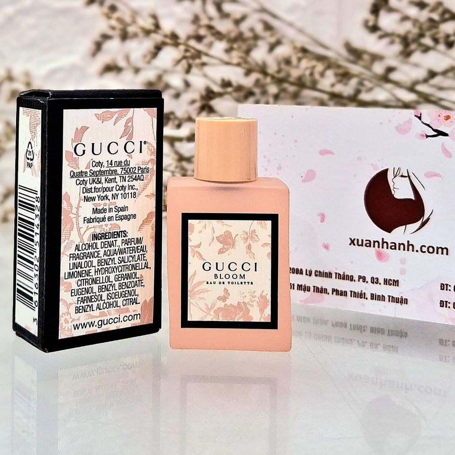 Nước hoa Gucci Bloom EDT trẻ trung, thanh lịch và cuốn hút đặc trưng - 5ml (HOT)