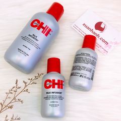 Dầu dưỡng tóc CHI SILK INFUSION bóng mượt, phục hồi và bảo vệ tóc  (new)