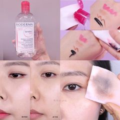 Nước tẩy trang Bioderma Crealine H20 sạch dịu nhẹ cho da nhạy cảm, 500ml (New)