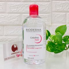 Nước tẩy trang Bioderma Crealine H20 sạch dịu nhẹ cho da nhạy cảm, 500ml (New)