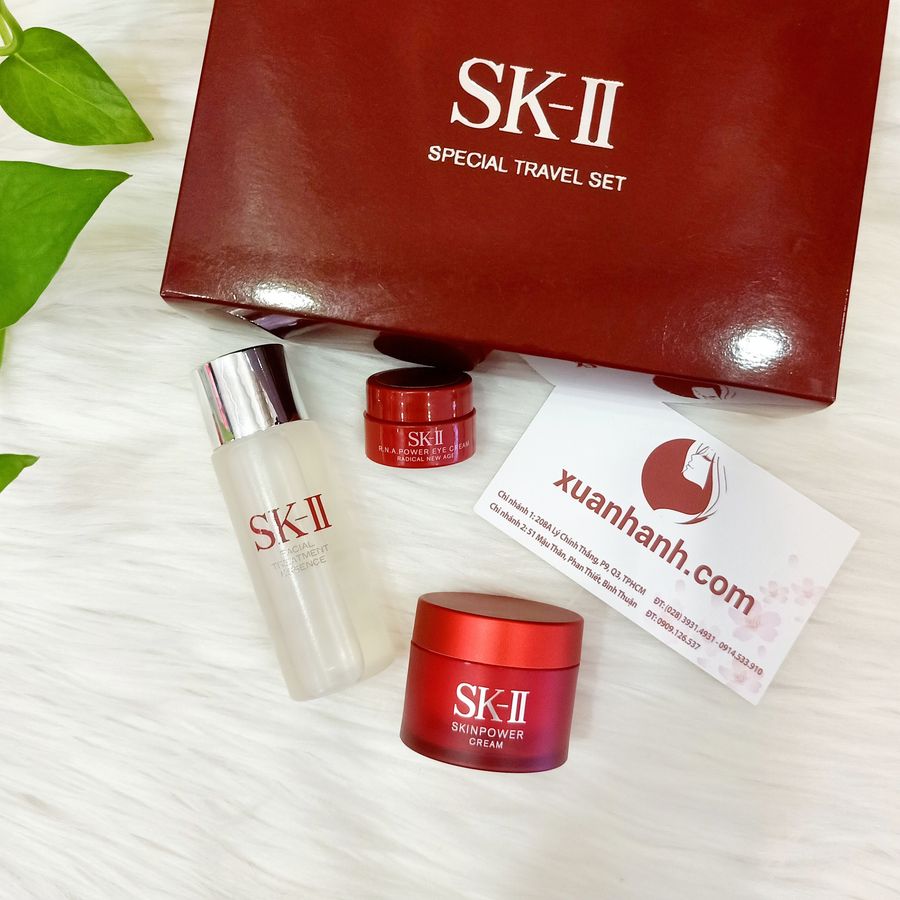Set 3 sản phẩm SKII SkinPower dưỡng ẩm chống lão hóa toàn diện cho mặt và mắt (new)