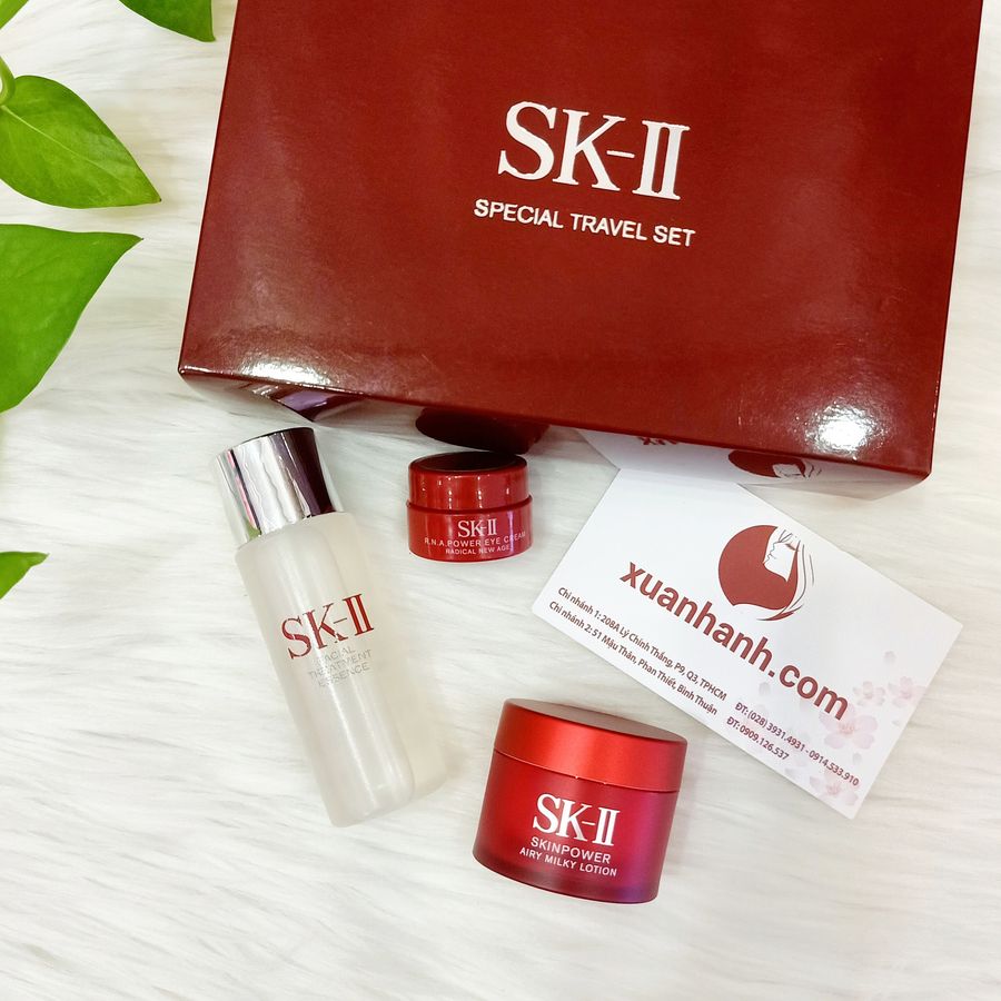 Set 3 sản phẩm SKII SkinPower dưỡng ẩm chống lão hóa toàn diện cho mặt và mắt (new)