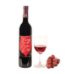 Rượu vang đỏ Tam Đảo Honeco từ dịch nho, trái cây, mật ong thơm ngon, 750ml