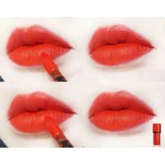 Son Bourjois Rouge Edition Velvet chất kem lì và bám môi, #20 Poppy Days cam ánh đỏ